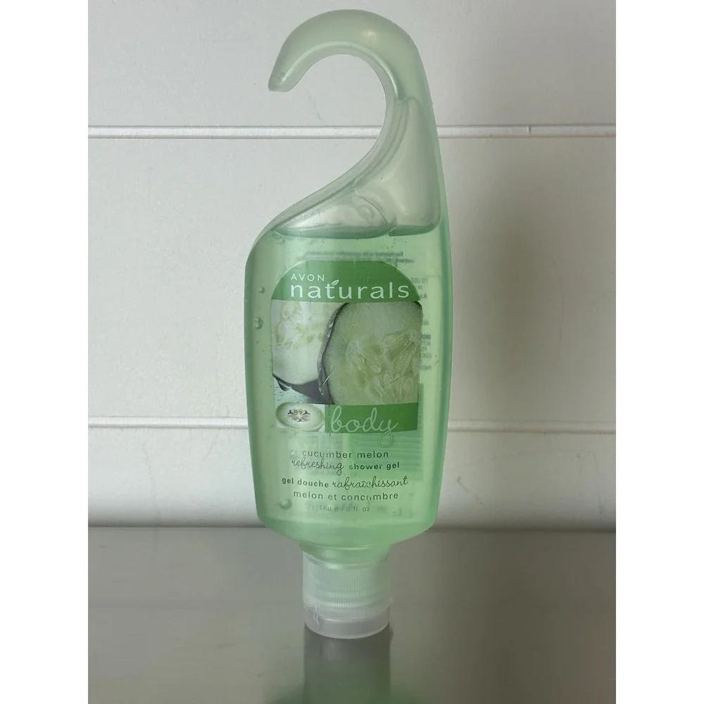 Lot Of 3- Avon Naturals Shower Gel Gardenia & Cucumber Melon‎